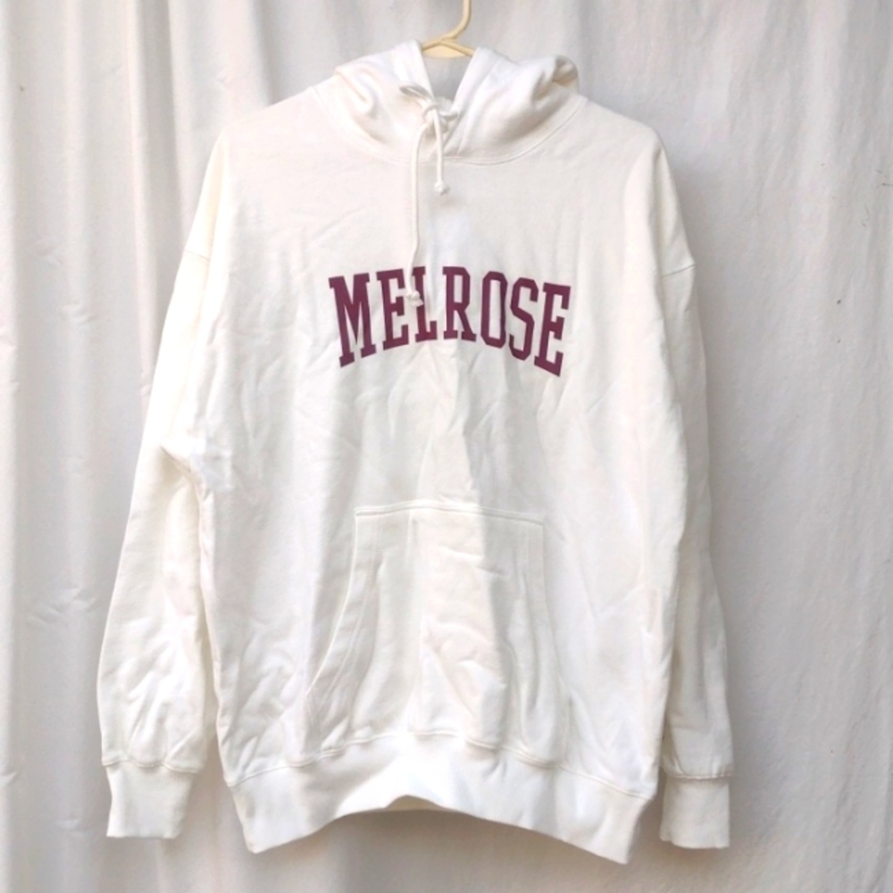Forever 21 White Melrose Pullover Hoodie Women's Small